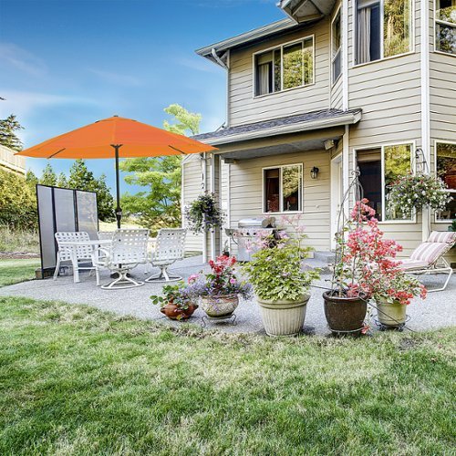 Nature Spring - 9-Foot Easy Crank Patio Umbrella - Terracotta-Alt_View_Standard_17 