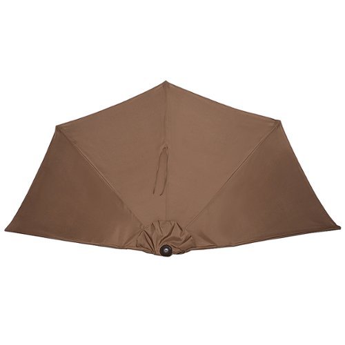 Nature Spring - 9-Foot Patio Half Umbrella - Brown-Alt_View_Standard_18 
