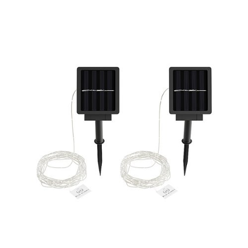 Nature Spring 38-Foot Outdoor Solar String Fairy Lights - Cool White SHOP ONLINE