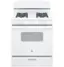 Front. GE - 4.8 Cu. Ft. Freestanding Gas Range - White.