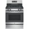 GE - 5.0 Cu. Ft. Self-Cleaning Freestanding Gas Range - Stainless Steel-Front_Standard