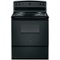 GE - 5.0 Cu. Ft. Freestanding Electric Range - Black-Front_Standard