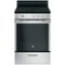 GE - 2.9 Cu. Ft. Freestanding Electric Range - Stainless Steel-Front_Standard