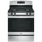 GE - 5.0 Cu. Ft. Self-Cleaning Freestanding Gas Range - Stainless steel-Front_Standard