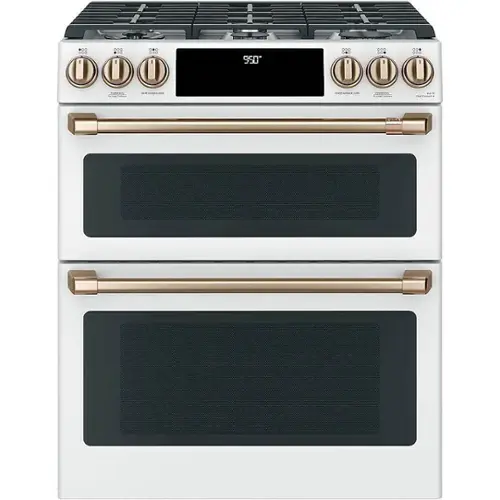 Café 7 Cu. Ft. Self Cleaning Slide In Double Oven Dual Fuel Convection