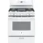 Front. GE - 5.0 Cu. Ft. Freestanding Gas Range - White.