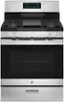 Front. GE - 5.0 Cu. Ft. Freestanding Gas Range - Stainless steel.