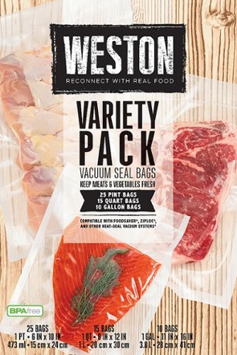 Weston - Variety Pack Vacuum Seal Bags - N/A