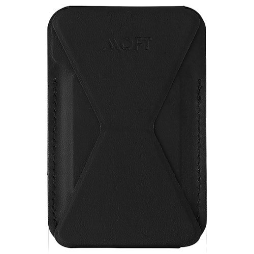 MOFT - Snap-on Phone Stand and Wallet for iPhone 12 and 13 Series - Night Black