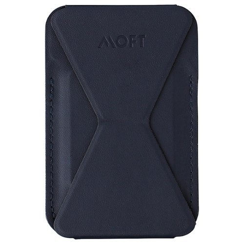 MOFT - Snap-on Phone Stand and Wallet for iPhone 12 and 13 Series - Oxford Blue