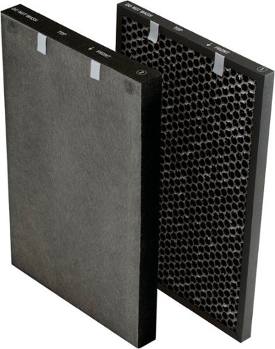 Genuine BISSELL air220 Air Purifier Replacement HEPA + Pre-Filter and Activated Carbon Filter Pack (3315) - Black-Front_Standard 