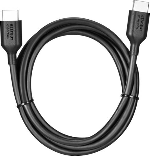 Best Buy essentials™ 6' 8K Ultra High Speed HDMI 2.1 Certified Cable - Black WORLDWIDE DELIVERY
