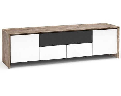 Salamander Designs - Barcelona AV Cabinet for Most TVs up to 85" - Natural Walnut