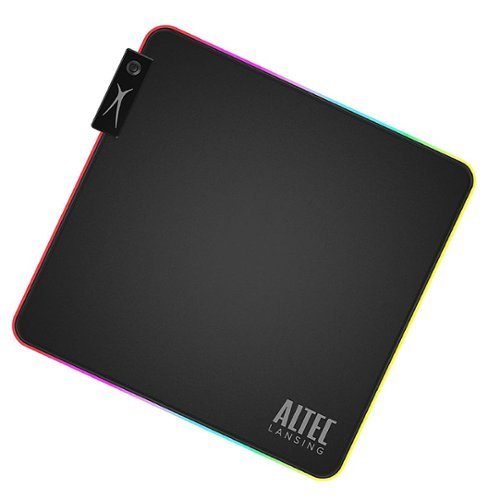 Altec Lansing - Glider Glow Gaming Mouse Pad with RGB - RGB