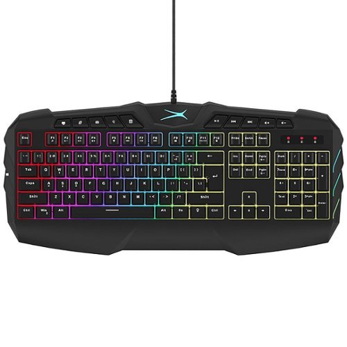 Altec Lansing - M180 Membrane RGB Gaming Keyboard - Multi-Color