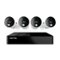 Night Owl - 8 Channel 4 Indoor/Outdoor Wired 1080p HD Spotlight Cameras, 1TB HD Bluetooth DVR Surveillance System with Audio - White/Black-Front_Standard