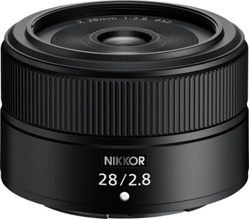 NIKKOR Z 28mm f/2.8 Standard Prime Lens for Nikon Z Cameras - Black