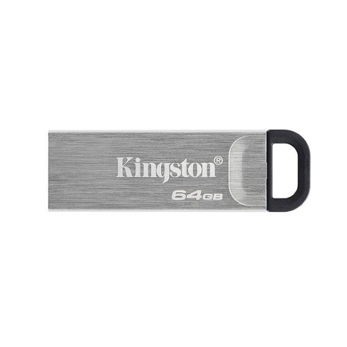 Kingston - DataTraveler Kyson 64GB High Performance USB 3.2 Gen 1 Metal USB Flash Drive DTKN/64GB