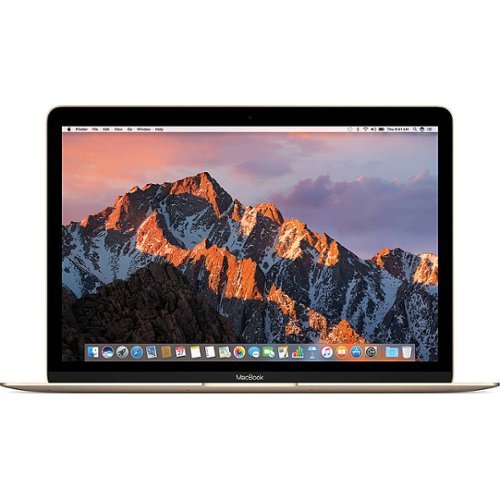 Apple - MacBook 12-inch Retina Display (Mid-2017) Intel Core m3 256GB (MNYK2LL/A) - Pre-Owned - Gold-Front_Standard 