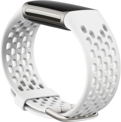 Fitbit Charge 5 Sport Accessory Band, Small - Frost White