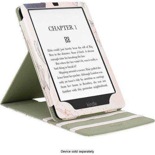 SaharaCase Indy Series Vertical Folio Case for Amazon Kindle Paperwhite (2024) and Colorsoft - Desert Flower WORLDWIDE DELIVERY