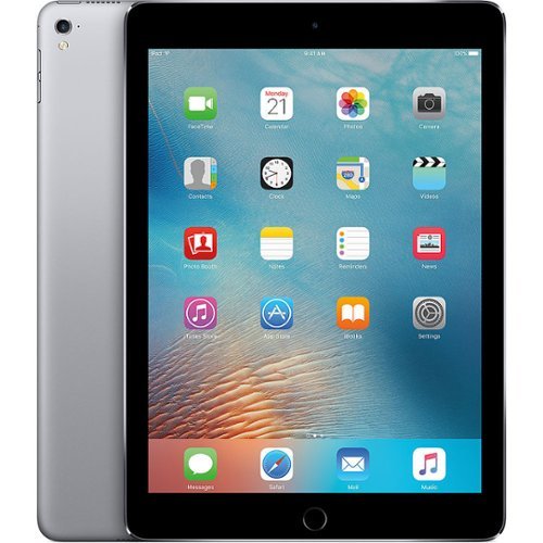 Apple - iPad Pro 9.7" 32GB Wi-Fi Tablet (MLMN2LL/A) - Pre-Owned - Space Gray-Front_Standard 