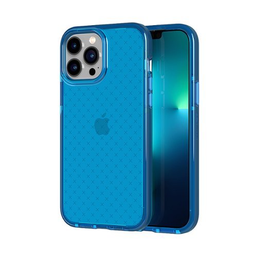 Tech21 Evo Check Hard Shell Case for Apple iPhone 13 Pro Max - Classic Blue WORLDWIDE DELIVERY