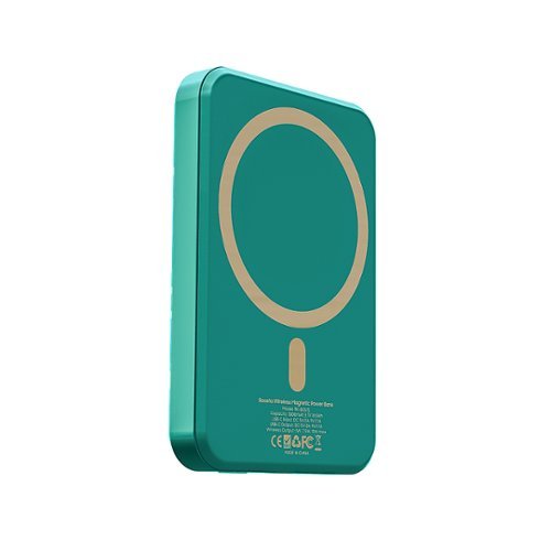 RapidX - Boosta 5k mAh 7.5W Magnetic Wireless Portable Charger for iPhone 12 & 13 - Teal