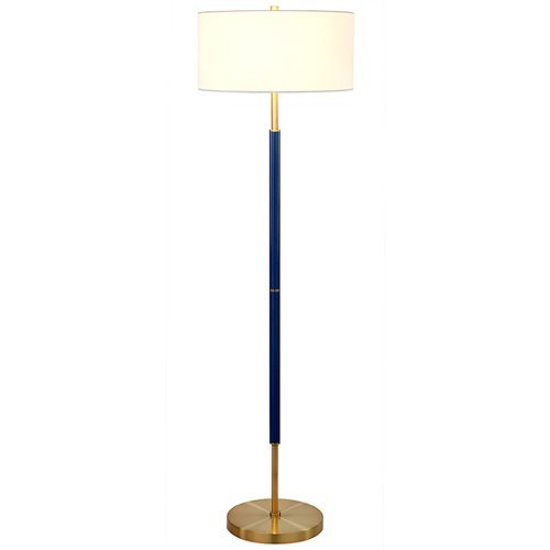 

Camden&Wells - Simone Floor Lamp - Blue/Brass