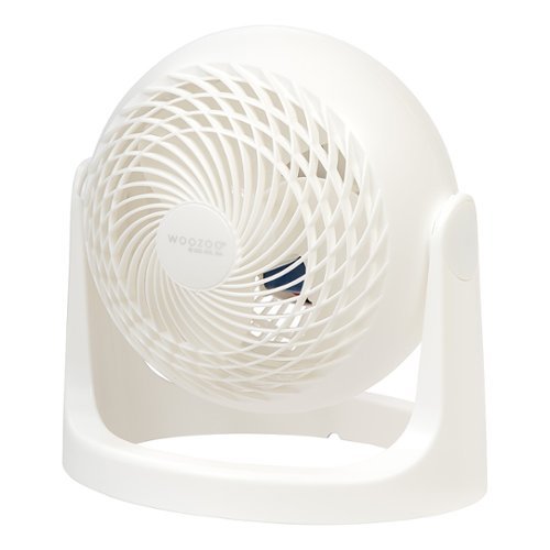Woozoo Air Circulator Fan - 3 Speed Desk Fan - 275 ft² Area Coverage - White