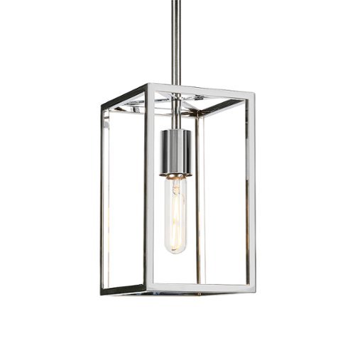 Camden&Wells - Cuadro Square Framed Pendant - Nickel