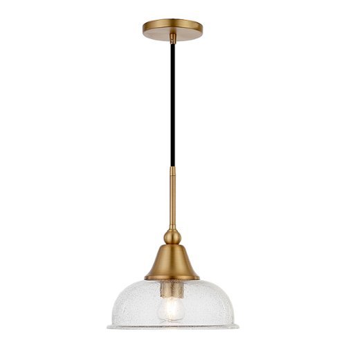 Camden&Wells - Magnolia Seeded Glass Pendant - Brass