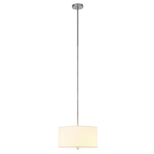 Camden&Wells - Ellis Pendant with Fabric Shade - Brushed Nickel