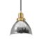 Camden&Wells - Madison 8" Metal Pendant - Polished Nickel/Brass-Front_Standard