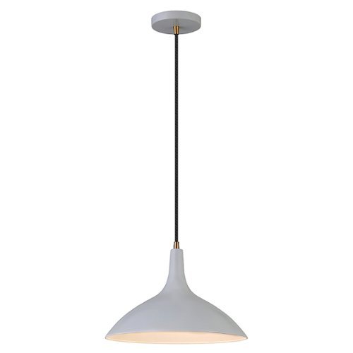 Camden&Wells - Barton Metal Pendant - Matte Gray/Brass