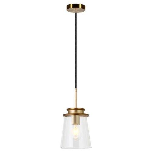 Camden&Wells - Elwood Clear Glass Pendant - Brass