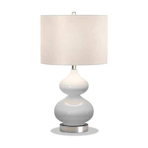 

Camden&Wells - Katrin Table Lamp - White/Silver