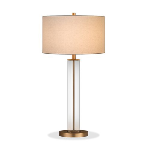 Camden&Wells - Harlow Table Lamp - Clear/Gold