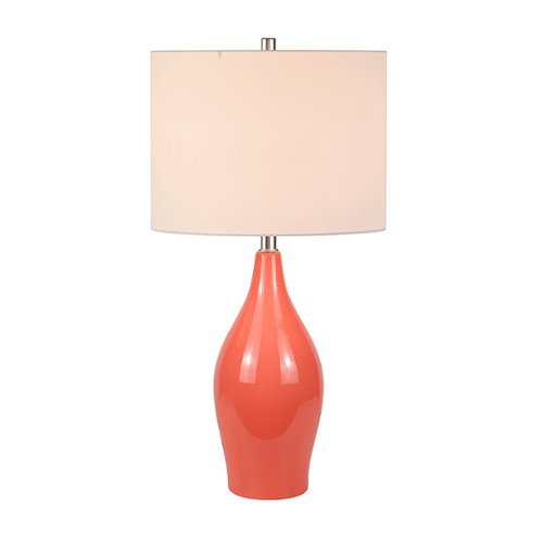 Camden&Wells - Bella Table Lamp - Coral-Front_Standard 