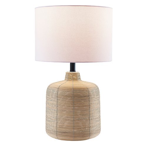 

Camden&Wells - Jolina Table Lamp - Natural Rattan/Brass