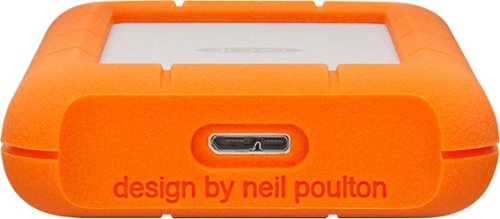 LaCie Rugged Mini 5TB External USB 3.0 Portable Hard Drive with