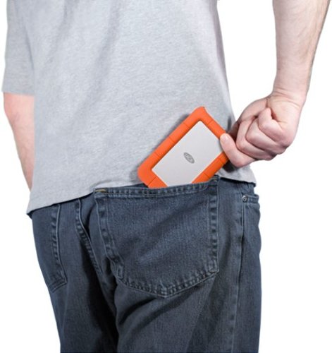 LaCie Rugged Mini 5TB External USB 3.0 Portable Hard Drive with