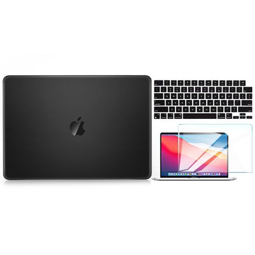 

Techprotectus - Compatible with MacBook Pro 14 with M3/M2/M1 Pro/MAX case 21-2023 with Touch ID (Model: A2918 A2992 A2779 A2442) - Black