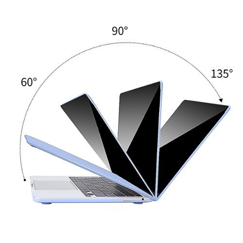 Techprotectus MacBook Pro 14 with M4/M3/M2/M1 Pro/MAX case 21-2024 with Touch ID (Model: A3112/A3185/A3401A2918 A2992 A2779 A2442) - Blue BUY IN EUROPE
