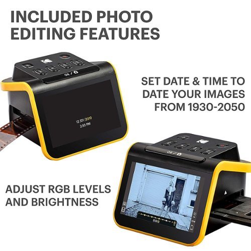 Kodak Film & Slide Scanner, 5” LCD Screen, Portable Photo