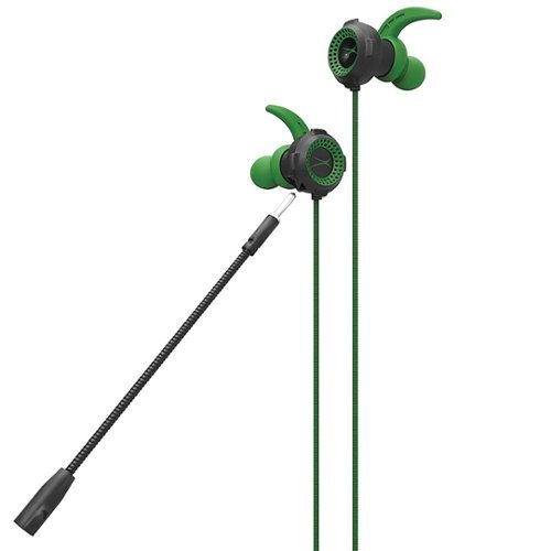 Altec Lansing - 3.5mm Combat Gaming Earbuds - Green