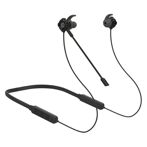 Altec Lansing - Combat Pro-Wireless Neckband Earbuds - Black