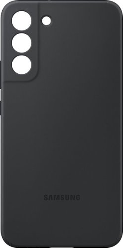 Samsung - Galaxy S22+ Silicone Case - Black-Front_Standard 