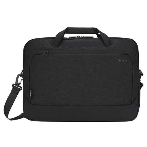 Targus - 15.6” Cypress Briefcase with EcoSmart - Black