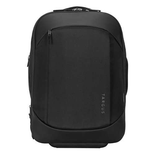 Targus - 15.6” EcoSmart Mobile Tech Traveler Rolling Backpack - Black